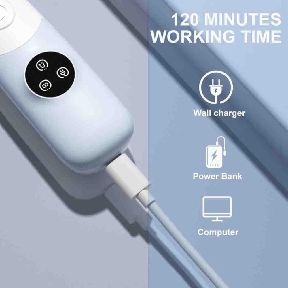 Dog Paw Trimmer with LED Light, 50DB Low Noise Cordless Cat Paw Trimmer for Puppy Kitten Small Pet, USB Rechargeable Dog Clippers Grooming Kit for Paws Ears Face Rump