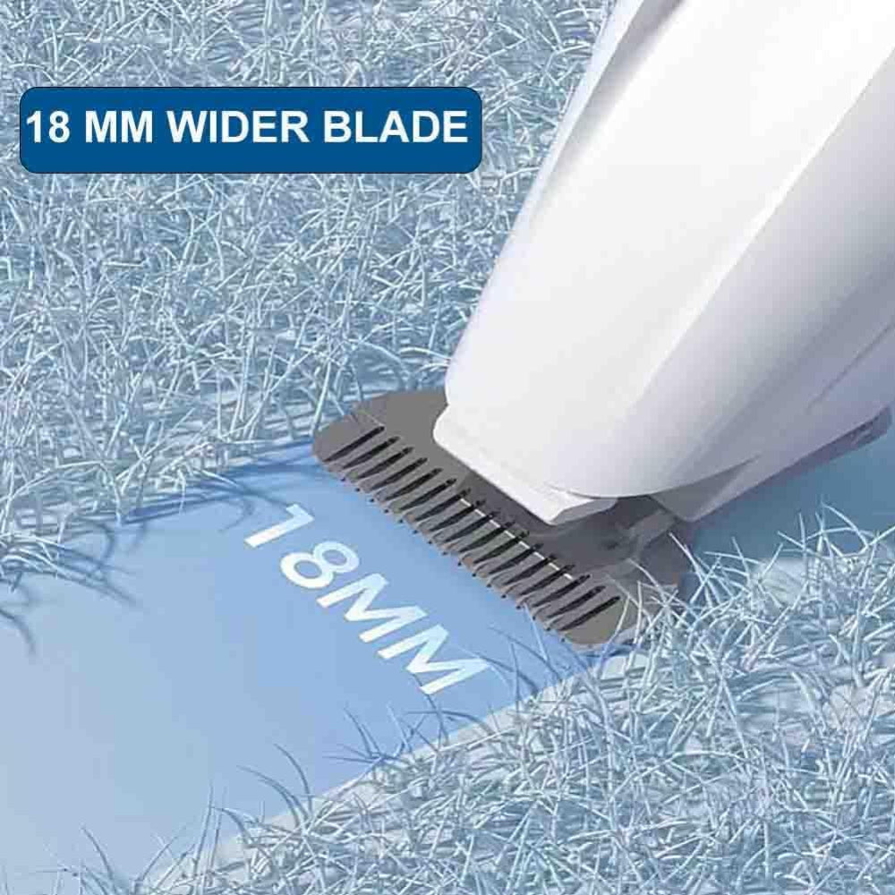 Dog Paw Trimmer with LED Light, 50DB Low Noise Cordless Cat Paw Trimmer for Puppy Kitten Small Pet, USB Rechargeable Dog Clippers Grooming Kit for Paws Ears Face Rump